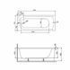 Ванна акрилова Devit 170х70 см з ніжками ds-devit-170-70 фото 3