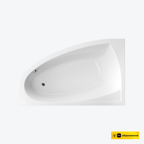 Ванна акрилова кутова 1600x1000 Excellent Aquaria Comfort ліва (WAEX.AQL16WH) WAEX.AQL16WH фото