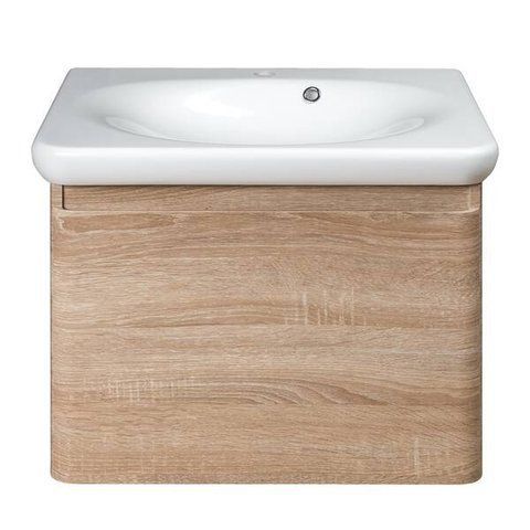 Тумба з раковиною Devit Fly new 0020120WO підвісна 60 см дуб 421879 фото