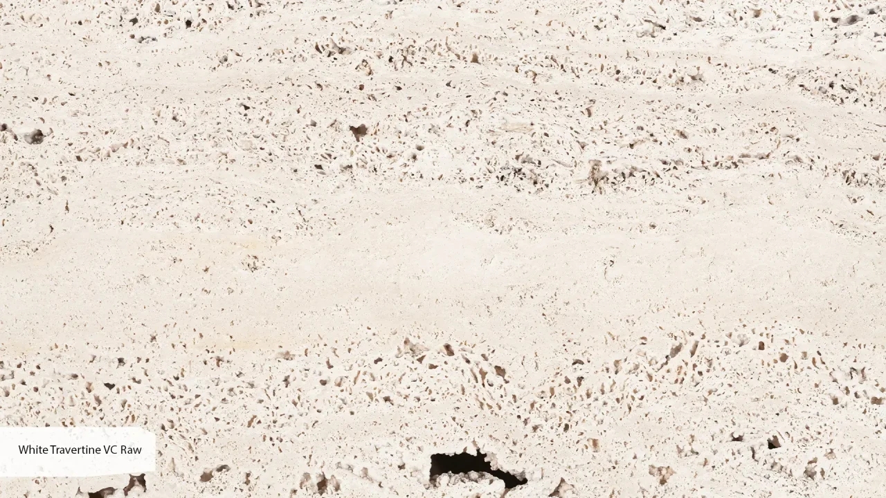 Scalla Naturale White Travertine VC Raw