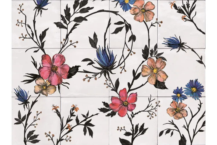 Marazzi M9E5 CROGIOLO RICE DECORO GARDEN MODULO Aдекор