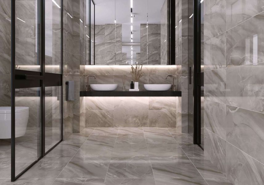 Плитка керамогранітна 3L1800 Lazurro Бежевий Golden Tile 400х400 мм LEO-3L2800 фото