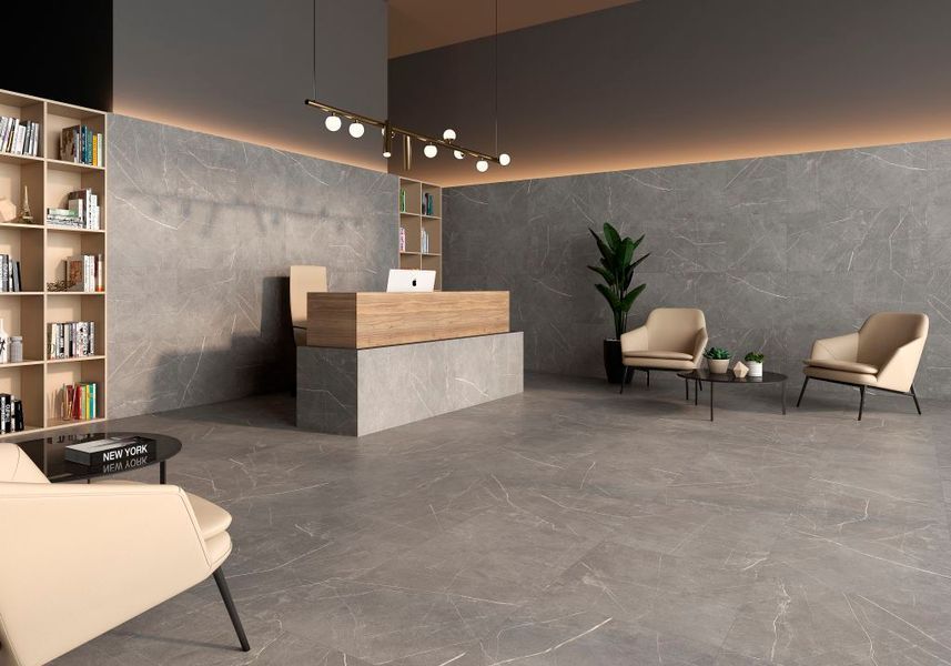 Керамограніт Status Gris 600х1200 мм Status Gris MYR (матовая) фото