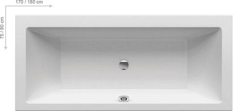Ванна прямокутна FORMY 01 Slim 180x80 RAVAK LEO-C881300000 фото