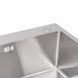 Мийка для кухні з двома чашами інтегрована Lidz Handmade H7843 (LDH7843BRU35387) Brushed Steel 3,0/1,0 мм SD00041491 фото 6
